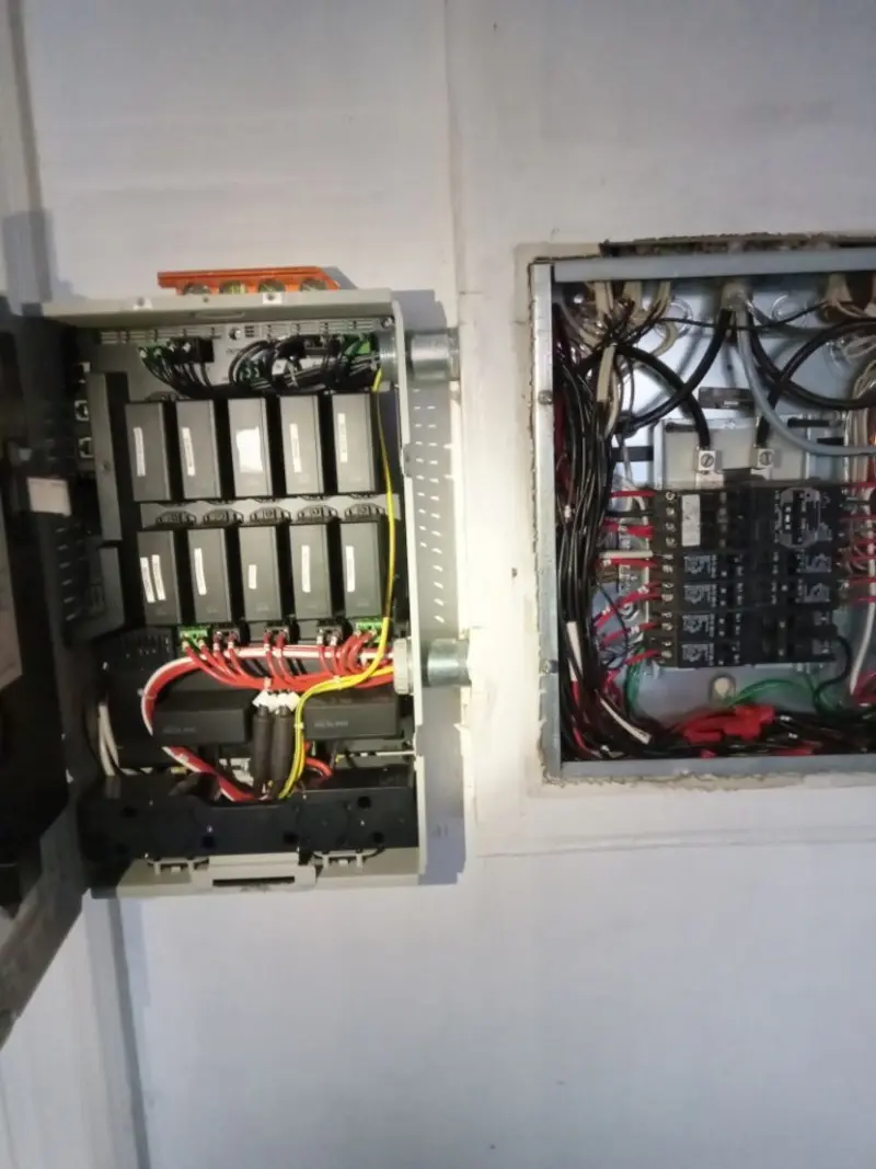 Electrical panel upgrade completed for Commercial Electrician Services in Bow